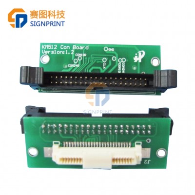 Solvent printer liyu konica printhead small board for liyu 512 head connector board