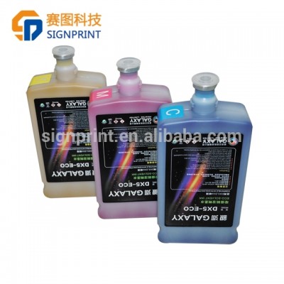 Good price!! Original Galaxy ink for galaxy dx5 head printer UD181LC,UD2112LC Galaxy ECO-DX5 ink